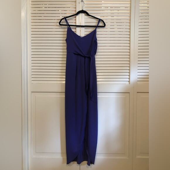 BCBGeneration Purple Wrap Maxi Dress - Picture 2 of 9